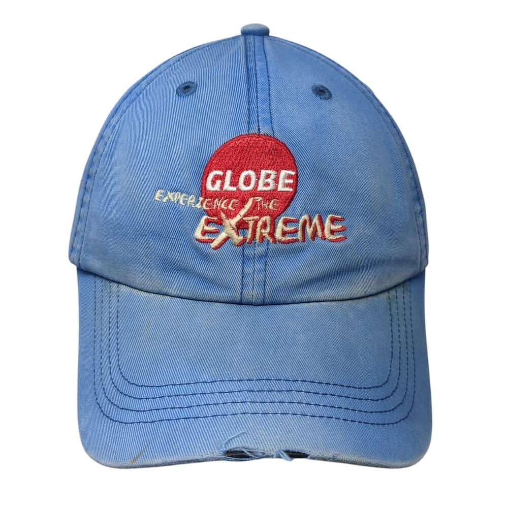 Globe Experience The Extreme Baseball Cap Blue One Size Adjustable Distressed